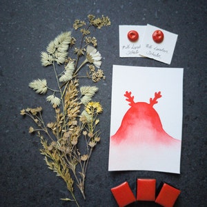 Handgemaakte aquarelverf in rood - #26 London