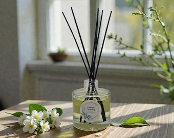 Reed Diffuser 100ml - Frische Düfte, Raumerfrischer, Aroma Diffuser, Lufterfrischer, Aromatherapie, Reed Diffusers, Home Reed Diffusor,