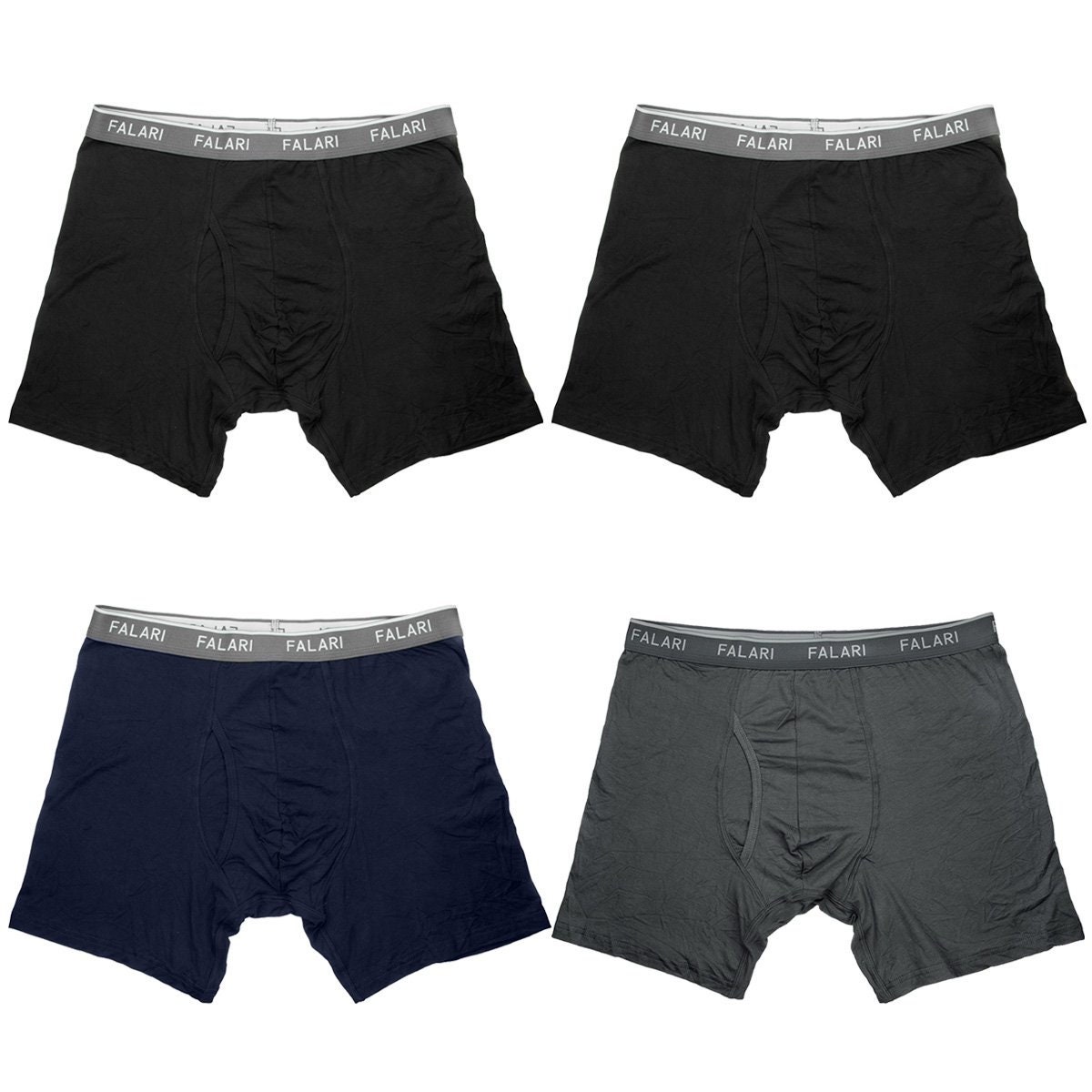 Falari Men's 4-pack Boxer Briefs Bamboo Rayon Ultra Soft - Etsy