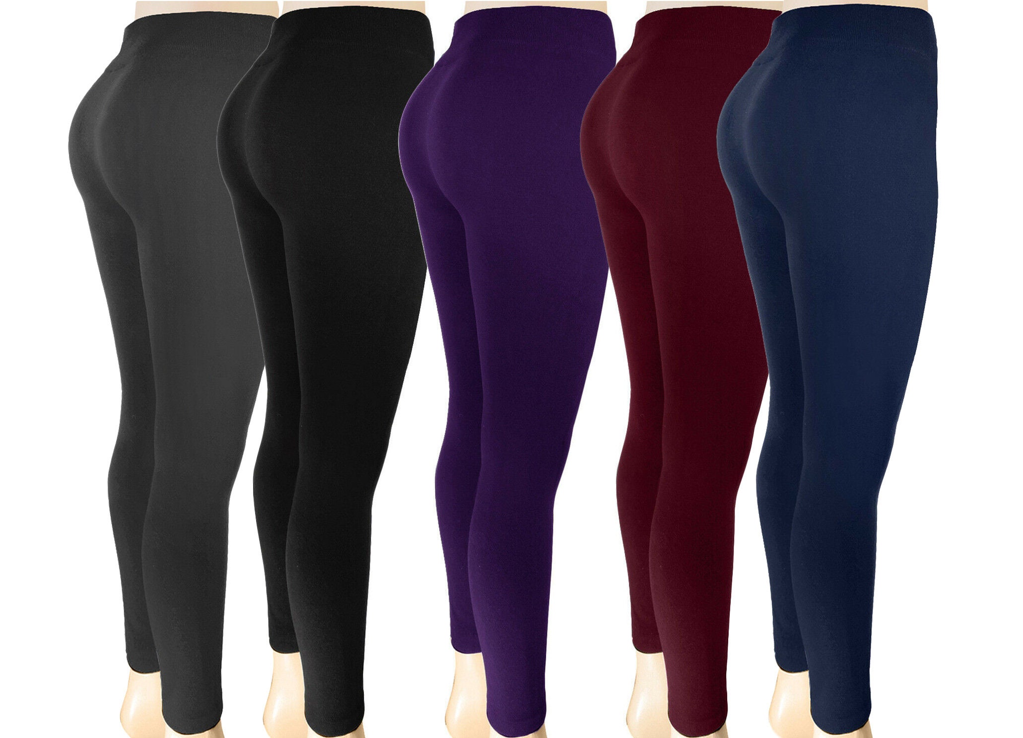 All Colors Leggings Women's Leggings, Ultra Soft Fleece Lined Fashion  Leggings in Solid Colors, Athletic Leggings, Bridal Leggings S/M-L/XL 