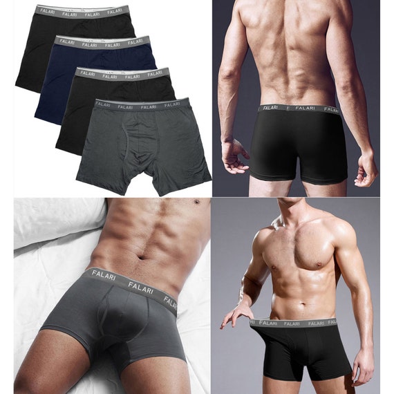 pack of 6-White Soft cotton open elastic underwear for men / Belt