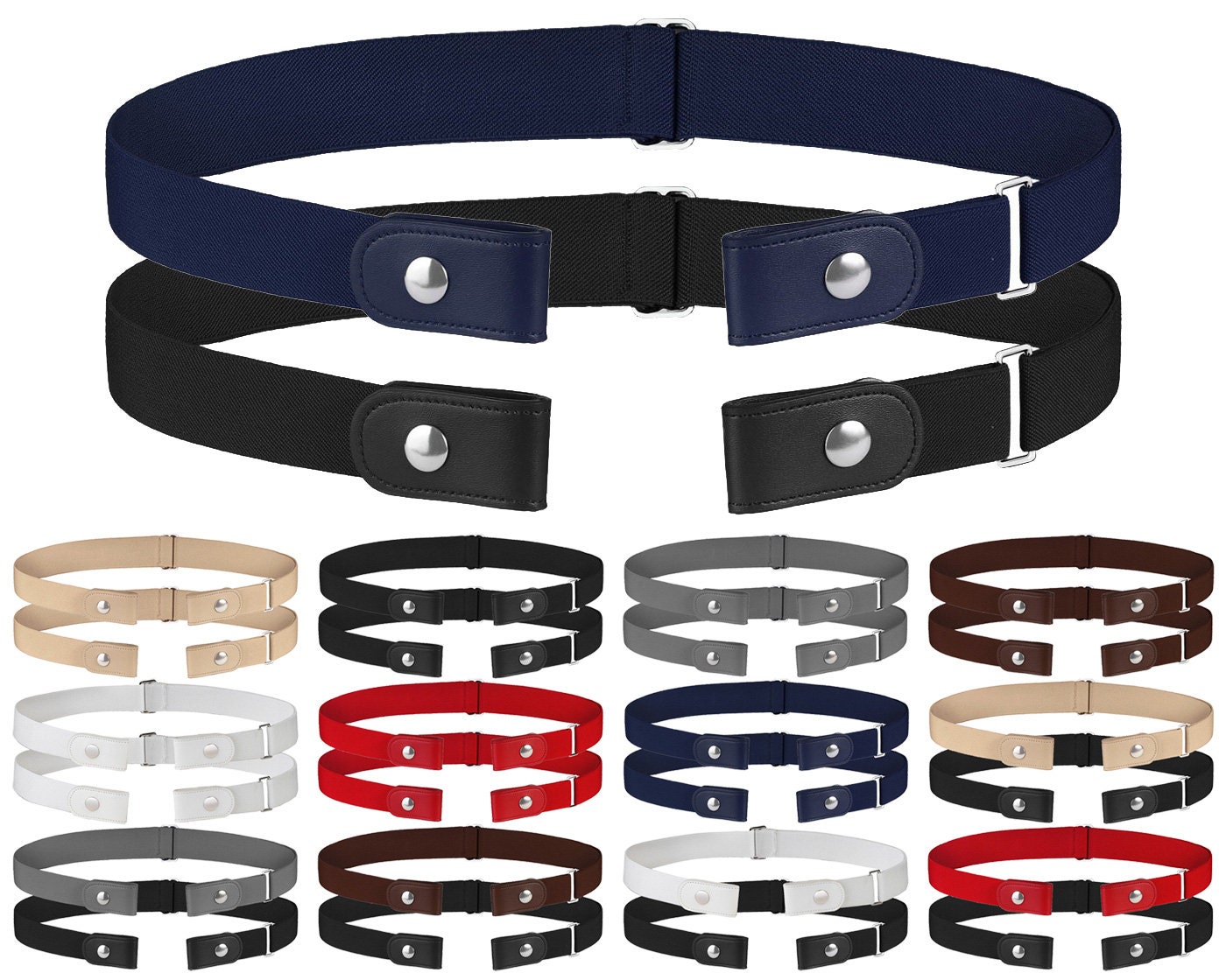 Buckle top free belt