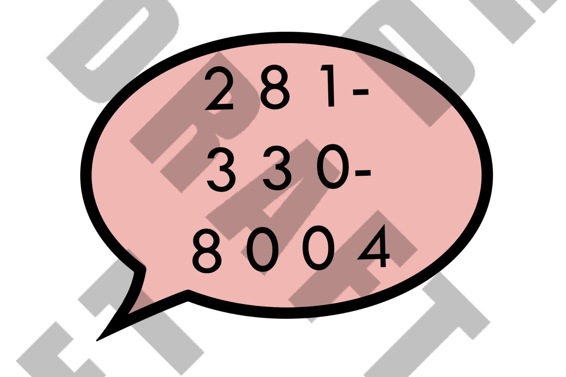 Mike Jones Phone Number 2813308004 digital Download Etsy