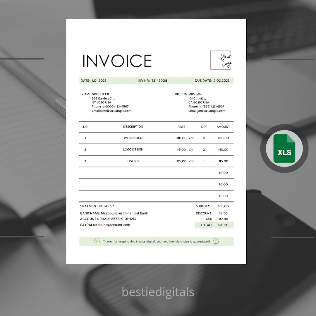 Business Budget Tracker Excel