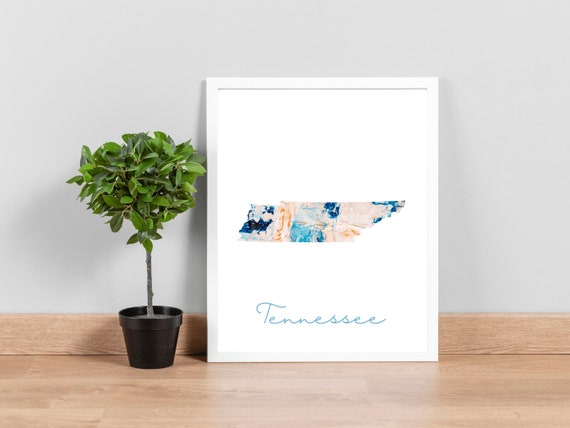 Tennessee Printable Digital Download Art Print Vols State - Etsy