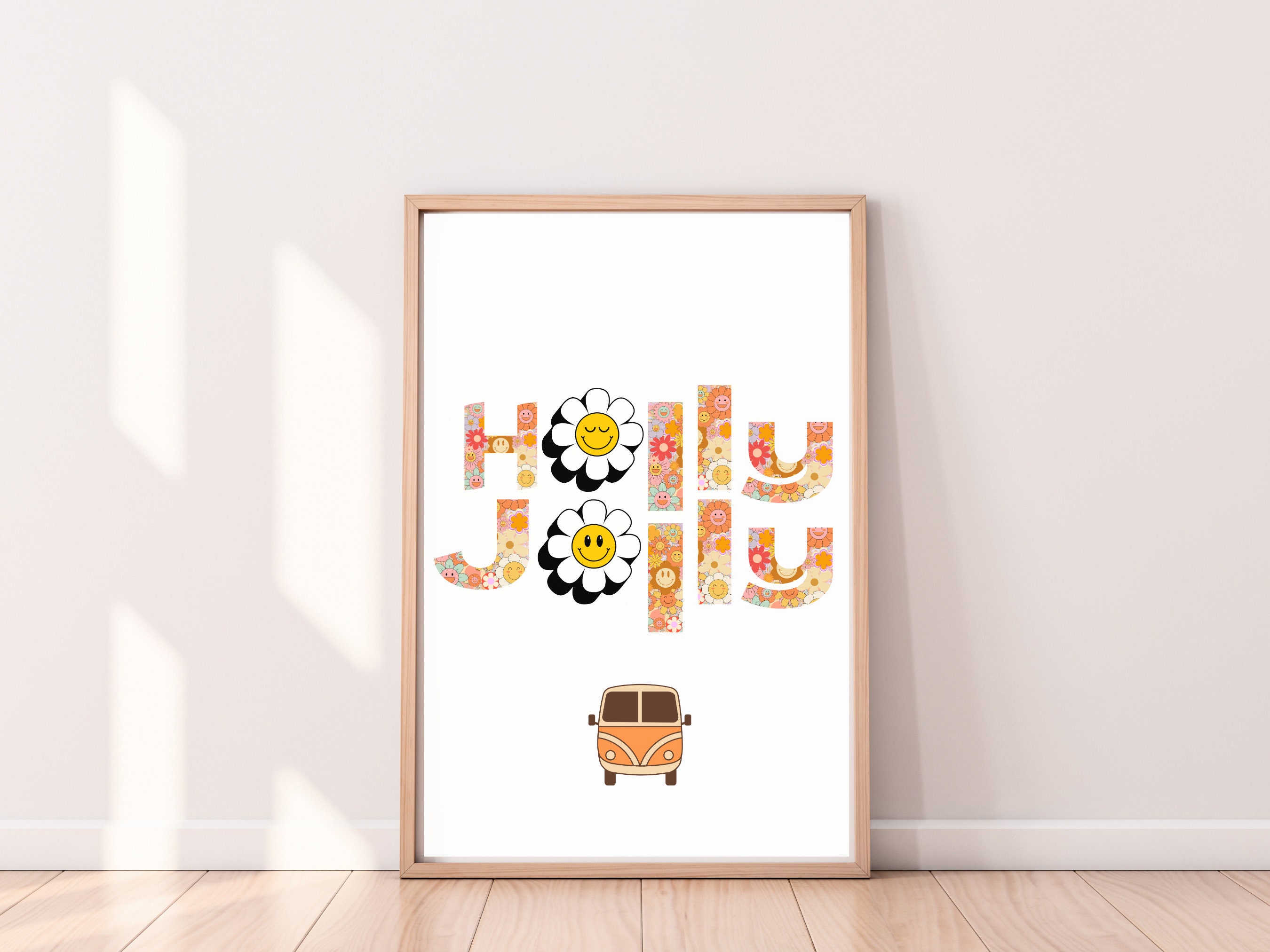 Retro Christmas Printable Christmas Gallery Wall 70's Retro Christmas Printable Christmas Gallery Wall 70's