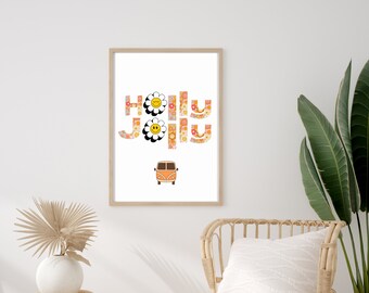 Retro Christmas Printable Christmas Gallery Wall 70's Retro Christmas Printable Christmas Gallery Wall 70's