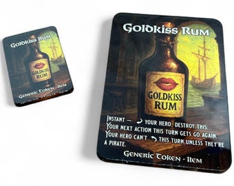 Goldkiss RUM Token - Token for Flesh and Blood TCG- Token