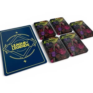 Empowered Tokens- qty 5 mini Card Tokens - Riftbound TCG - Compatible -  Acrylic Token Pack