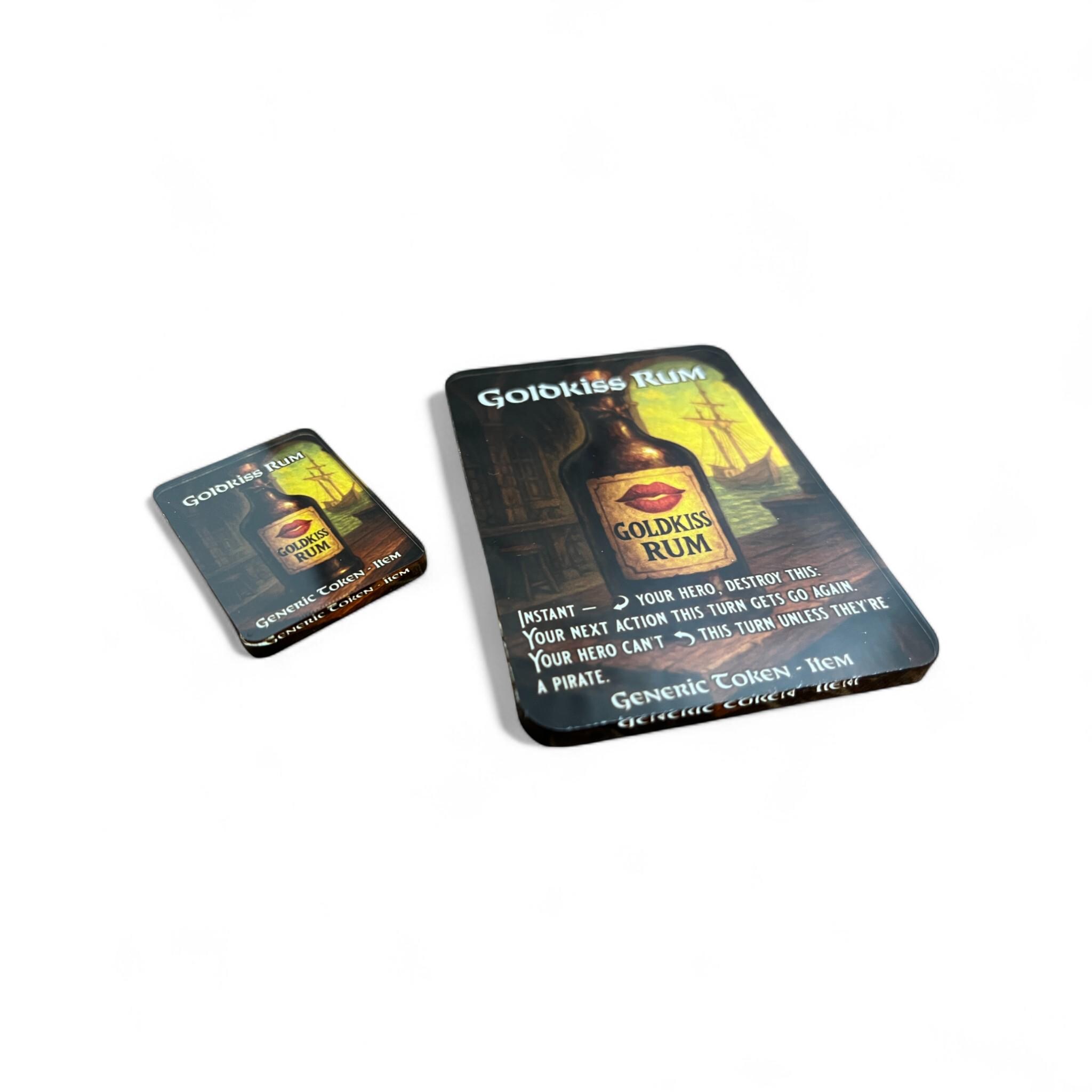 Goldkiss RUM Token - Token for Flesh and Blood TCG- Token