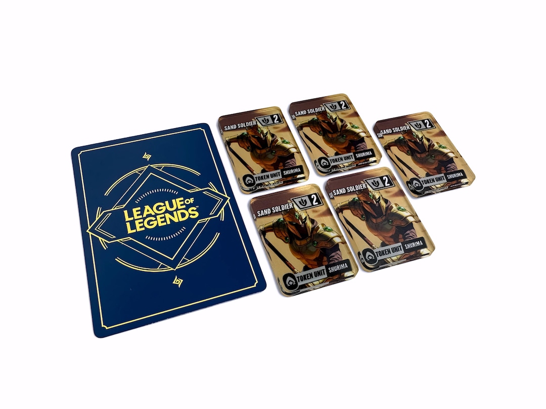 Sand Soldier Tokens- Qty 5 Mini Card Tokens - Riftbound TCG ...