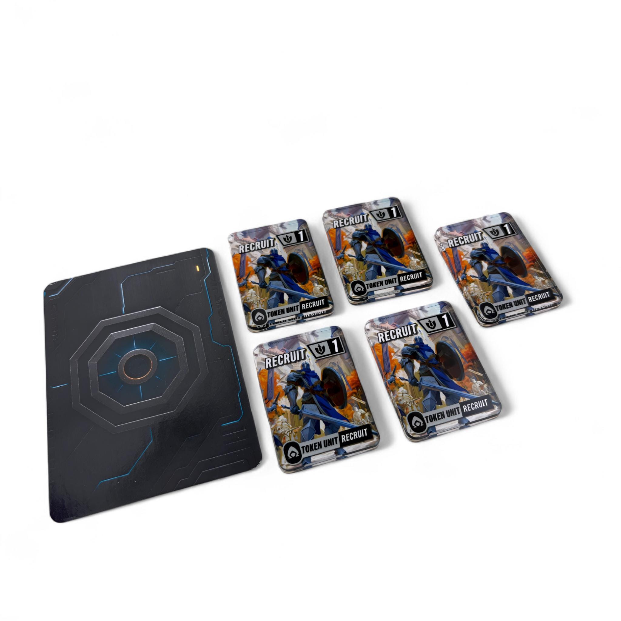 Recruit Tokens- Qty 5 Mini Card Tokens - Riftbound TCG - Compatible ...