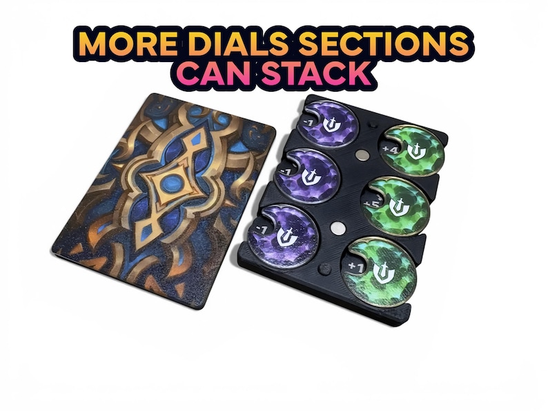 Fancy Riftbound Dice Riftbound TCG Might Dials With Magnetic Case – Might Dice Replacement ...