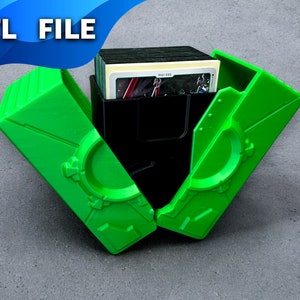STL-bestanden - D-Storage Deck Box - Digimon TCG - uit elkaar te splitsen - wandmontage mogelijk - 60+