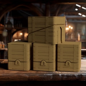 STL Files Deckbox Basic Designs and Textures Floating Wall Mountable 60 ...