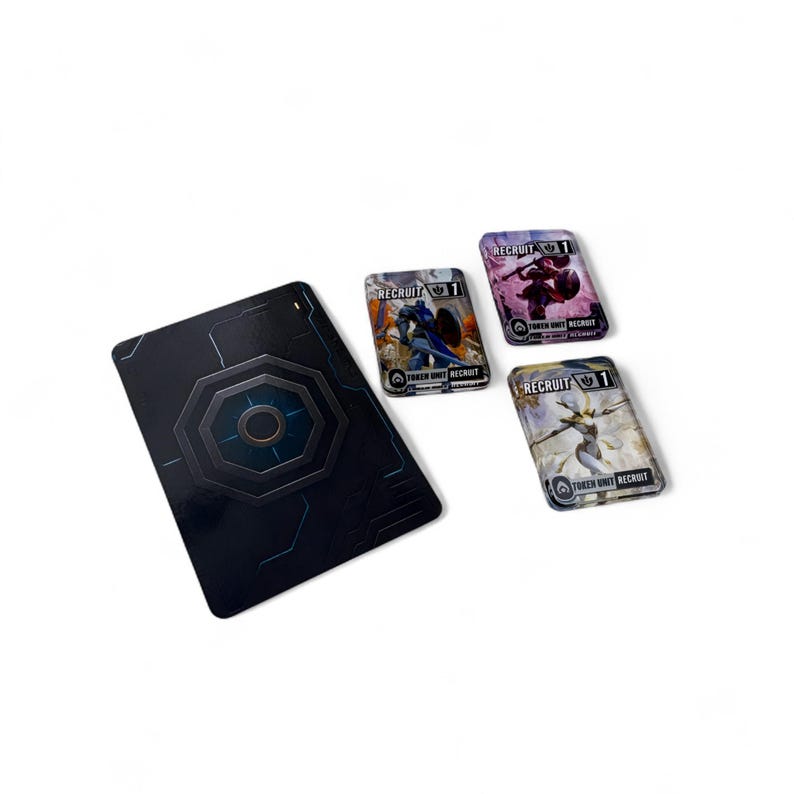 Recruit Tokens- Qty 5 Mini Card Tokens - Riftbound TCG - Compatible ...