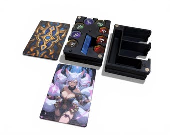 Riftbound TCG Token Set Base with Magnetic Storage Container - Standard Card Sized