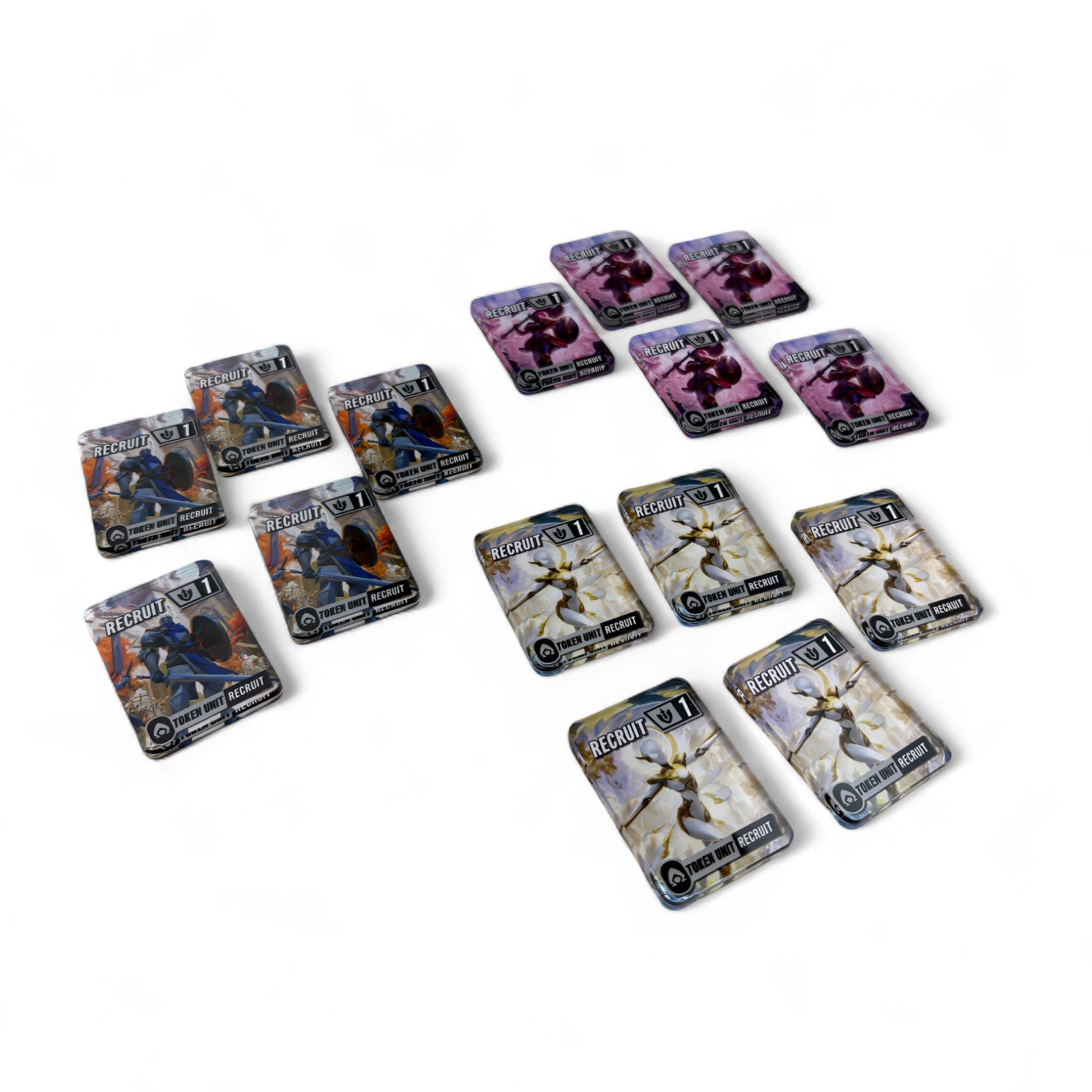 Recruit Tokens- Qty 5 Mini Card Tokens - Riftbound TCG - Compatible ...