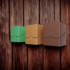 Deckbox - Mimic Chest Texture Style - 60+ 80+ 100+ Size - Floating Wall ...