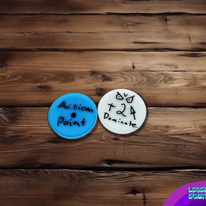 Dry Erase Acrylic Game Counters: TKG Tokens, 7er Set