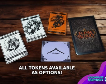 1 X Marked Token for Flesh and Blood TCG - Etsy
