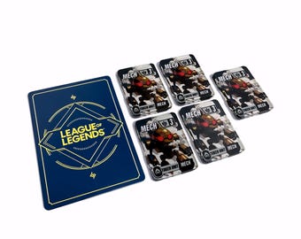 Mech Tokens- qty 5 mini Card Tokens - Riftbound TCG - Compatible -  Acrylic Token Pack