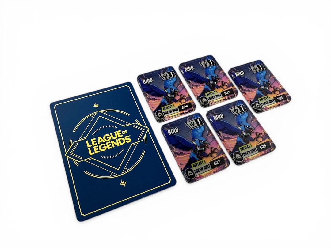 Bird Tokens- Qty 5 Mini Card Tokens - Riftbound TCG - Compatible ...