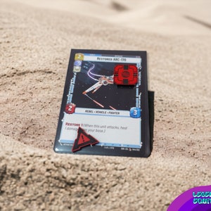 Echo Base Station, Magnetic HP Tracker and Acrylic Token Set Star Wars Unlimited TCG image 7