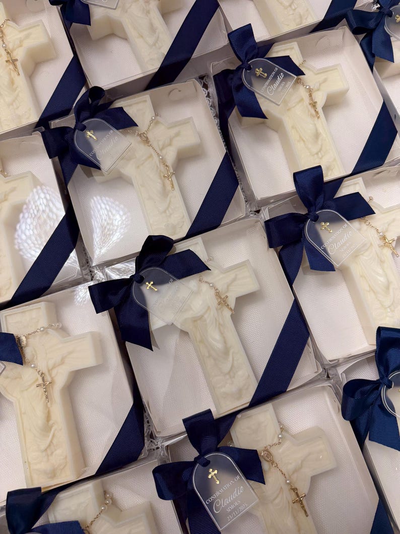 Cross Jesus Baptism Candle Party Favour Favours Soy Gift Birthday — free download