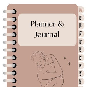 Journal numérique d'autonomisation des mamans en papier kraft, journal pour les mamans, ebook a4, journal ligné, journal de l'état d'esprit, journal bien-être