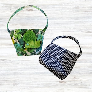 Mini Purse Sewing Pattern PDF: Handbag Tutorial- Intermediate Skill Level