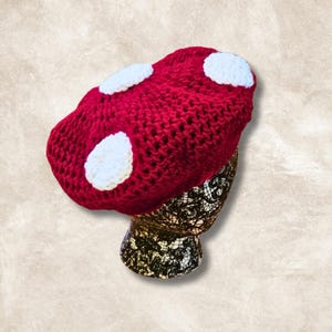 Mushroom Hat Crochet Pattern: Kids Halloween Costume (PDF Pattern)