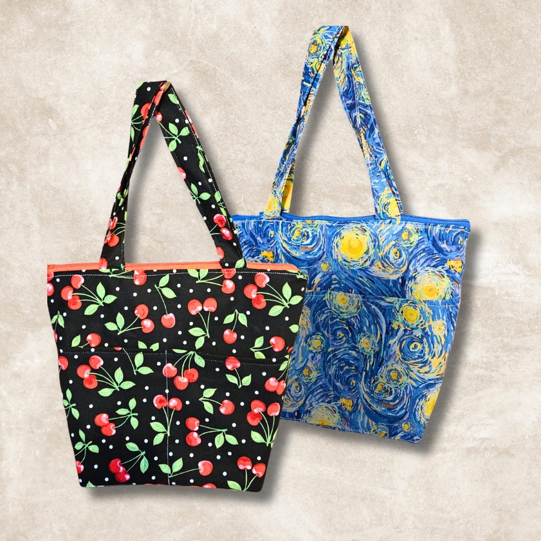 Cremallera Bolsa Con Forro Patrón Hacer Bolsa De Tela Con