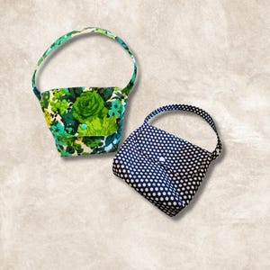 Patron de couture PDF pour mini sac à main adapté aux débutants - Excellente idée cadeau !