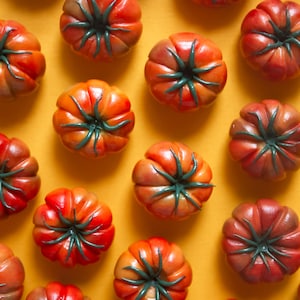 Polymer Clay Heirloom Tomato Studs and Charms