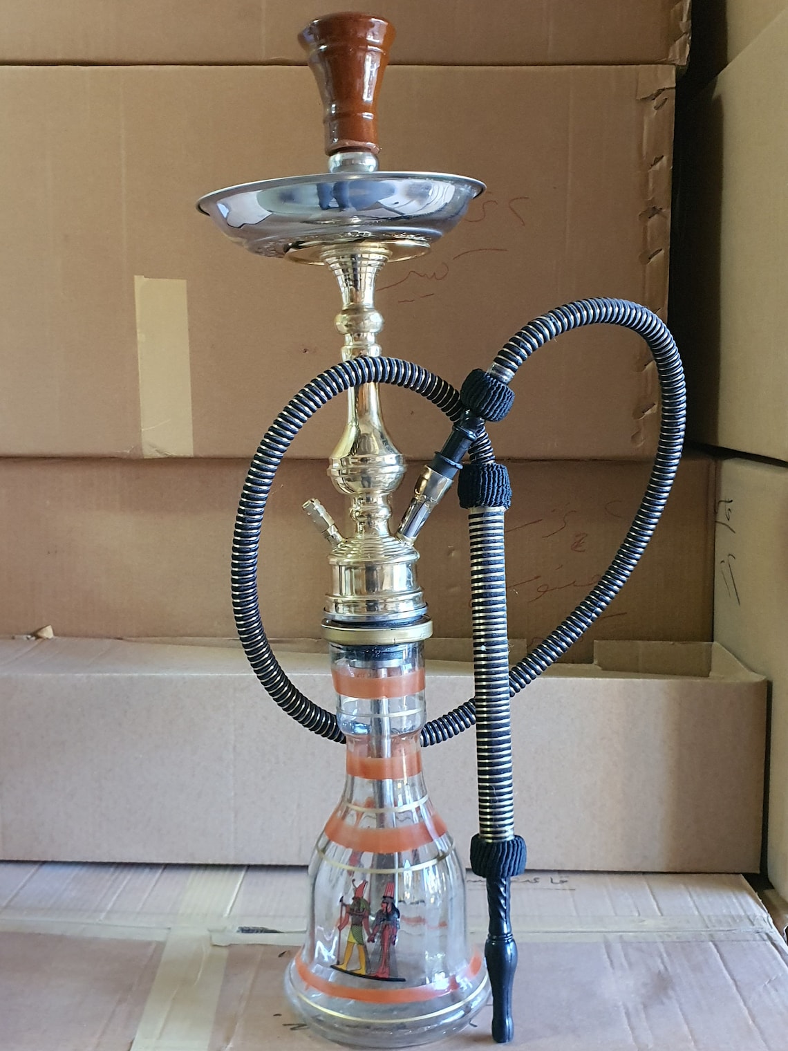 Top Quality full set of Egyptian shisha plain in gold Etsy