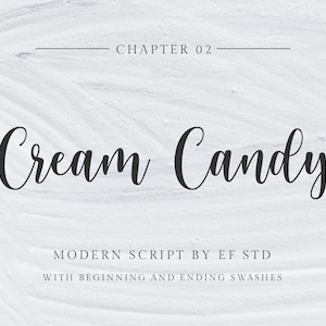 Creme Candy - handschriftliche Schriftart, Cricut Schriftart, Hochzeit Schriftart, Cricut mit Schwänzen
