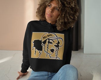 90s Cropped Hoodie - Etsy