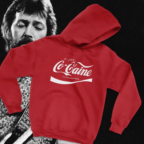 Cocaine Funny Hoodie Eric Clapton and J. J. Cale Tribute Etsy