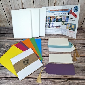 Polyblock Printing Kit: Safe Inks & Roller, No Carving image 3