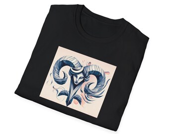 牡羊座星座Tシャツ - 柔らかいコットン製占星術デザイン