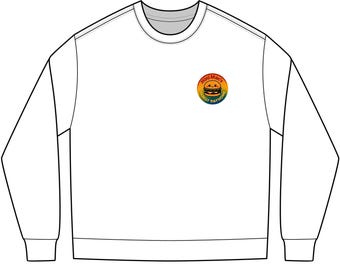 チーズバーガーグラフィックロングスリーブTシャツ | Mini Mac's Family Dayhome
