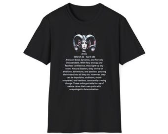 Aries Zodiac T-Shirt – Astrology Lover Casual Wear Tee
