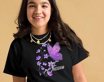 Butterfly- Freedom Youth classic tee