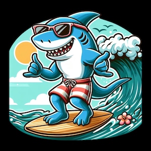 Eco-Friendly Kids Shark T-Shirt - Soft, Durable, Ethically Made with 100 percent U.S. Cotton, Perfect for Ocean-Loving Adventurers!