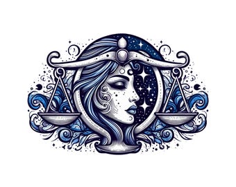 天秤座Tシャツ、占星術の星占いギフト