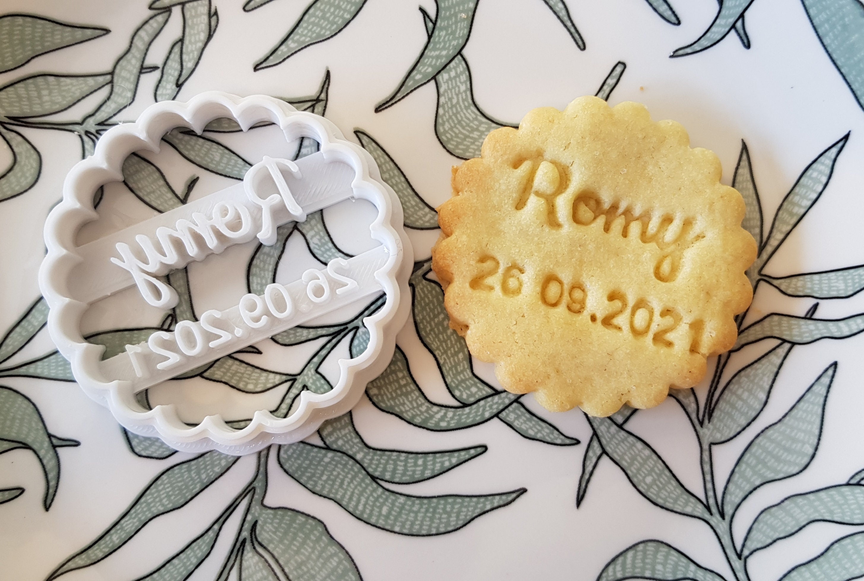 Emporte Pièce Rond Personnalisable avec Date