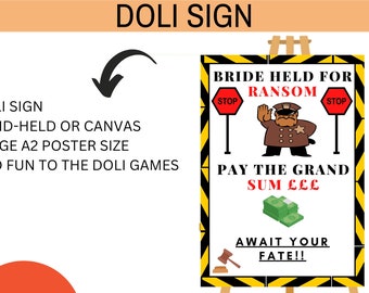 Doli Sign: Bride Ransom, Punjabi Sikh Wedding Game (Digital Download)