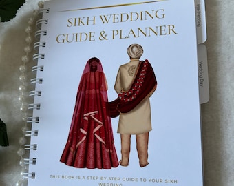 Sikh-trouwgids en planner wit