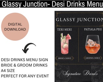 Desi Events  Drinks Menu
